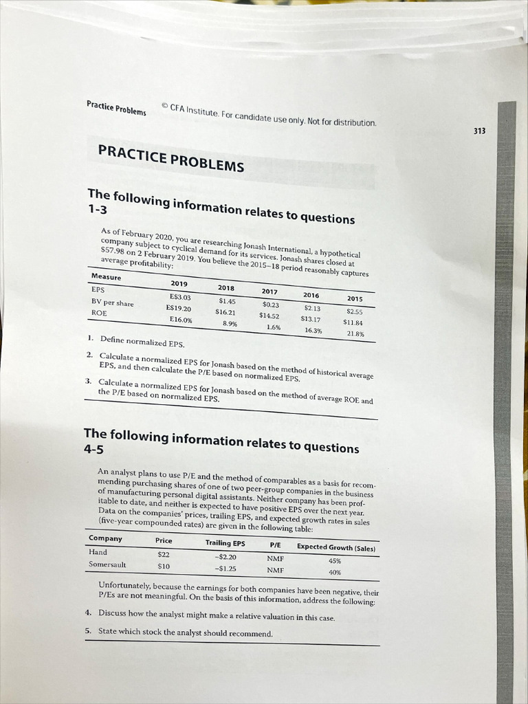 Practice Questions | PDF