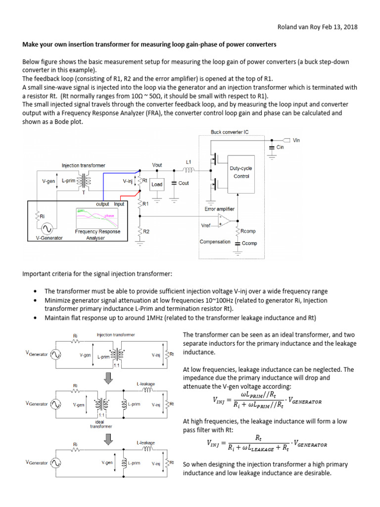DIY Signal Injection Transformer | PDF | Inductance | Transformer