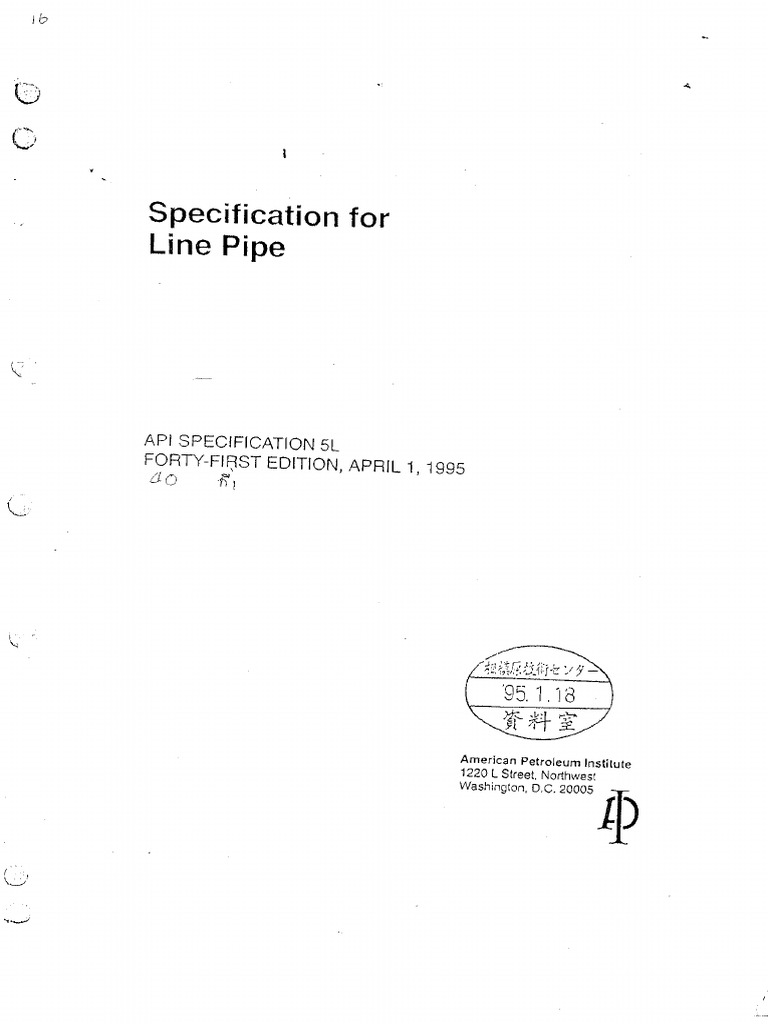 Api 5L | PDF