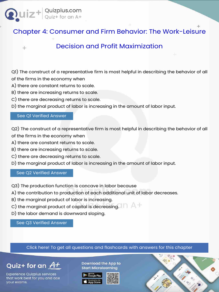 The Construct of A Representative Firm Is Most Helpful in Describing ...