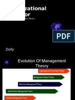 Evolution Of Management Theory