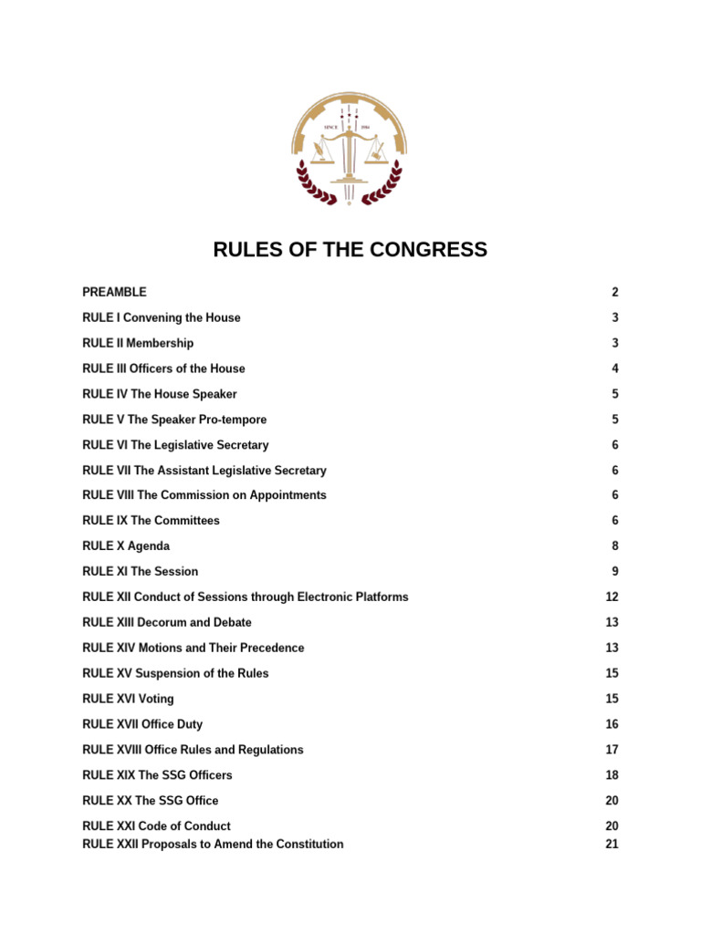 2526roc - Committee On Rules and Regulations | PDF | United States ...