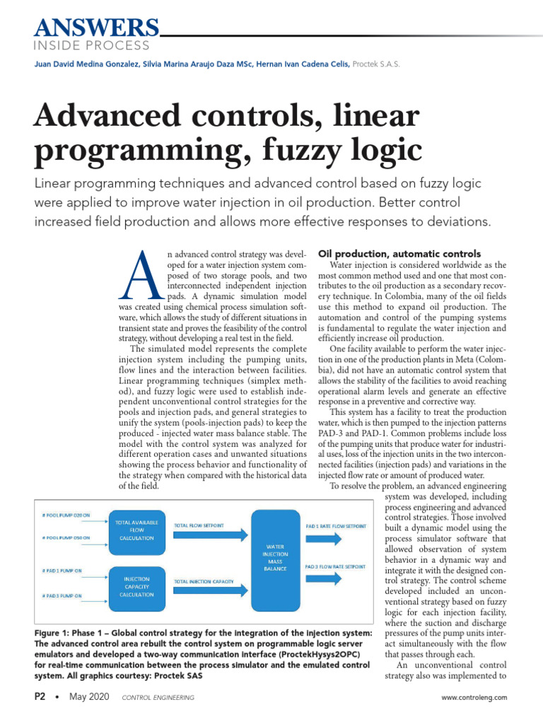 Advanced Controls, Linear | PDF | Pump | Mathematical Optimization