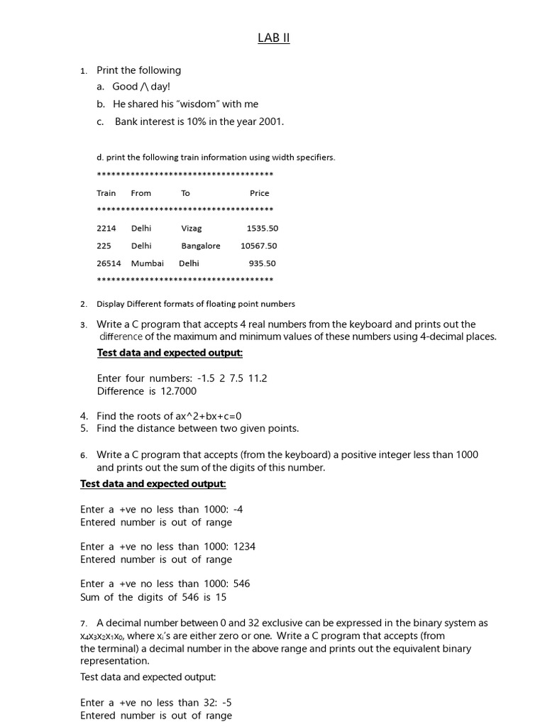 LAB 2 2026 Batch | PDF