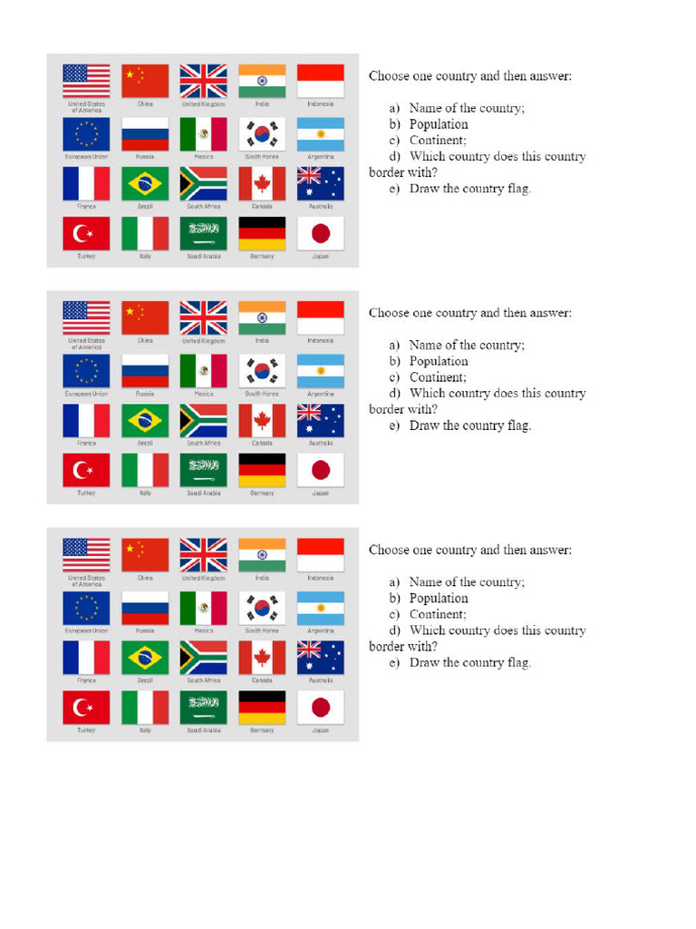 Homework Country | PDF