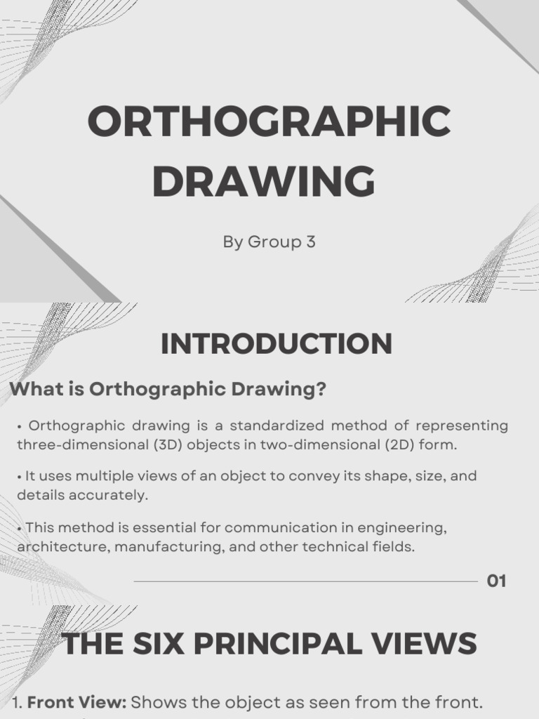 Orthographic Drawing Group 3 | PDF