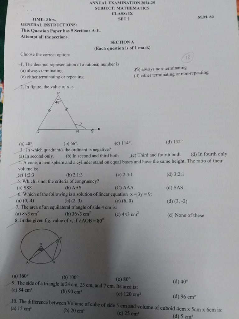 Question Paper | PDF