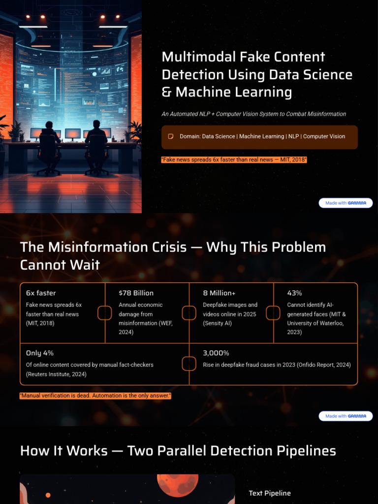Multimodal Fake Content Detection Using Data Science and Machine ...