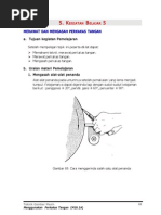 Menggunakan Perkakas Tangan