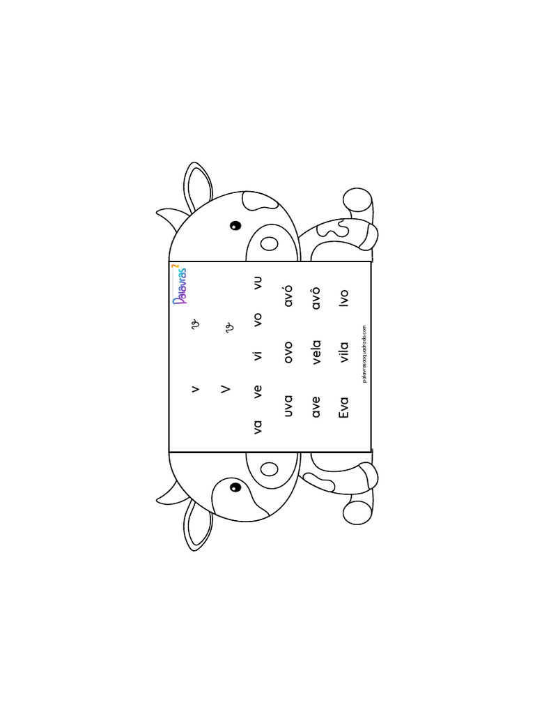 6 - A Letra V - para Colar No Caderno | PDF