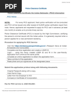 PCC Application Status and Process Guide | PDF