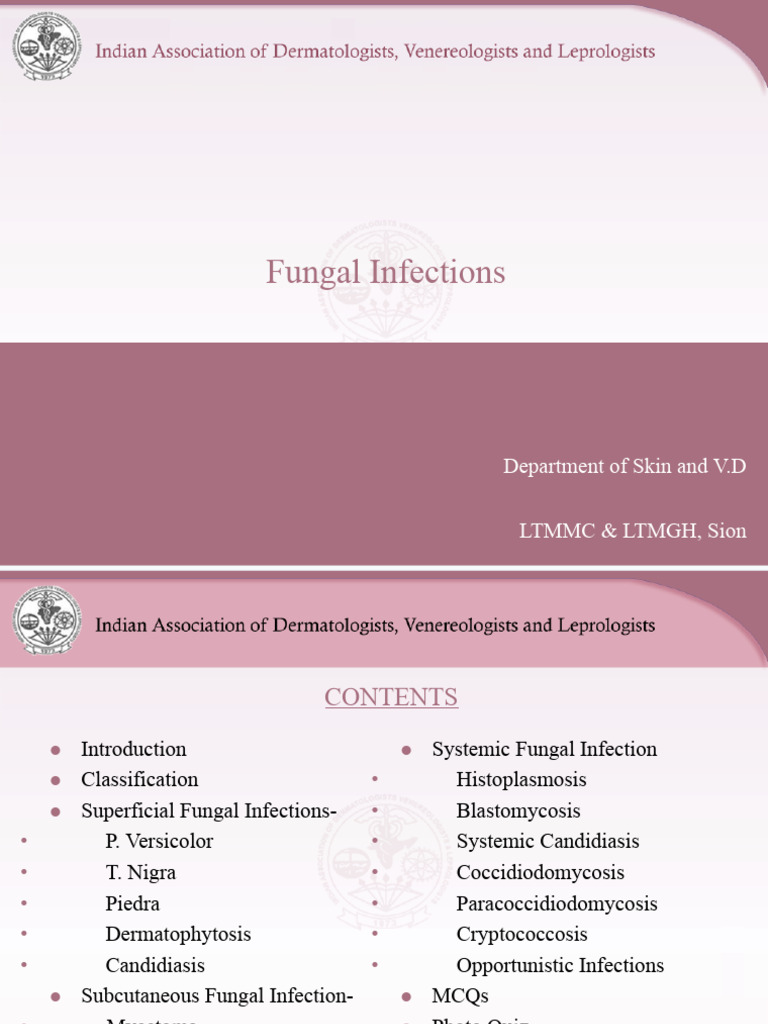 Chapter 05 - Fungal Infections | PDF | Candidiasis | Medical Specialties