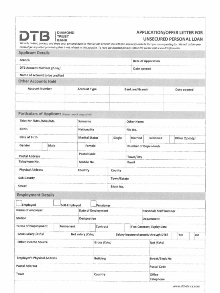 New TSC Application Form | PDF