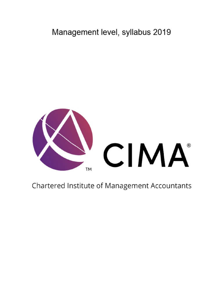 CIMA Management Level Case Study | PDF | Business Model | Market ...