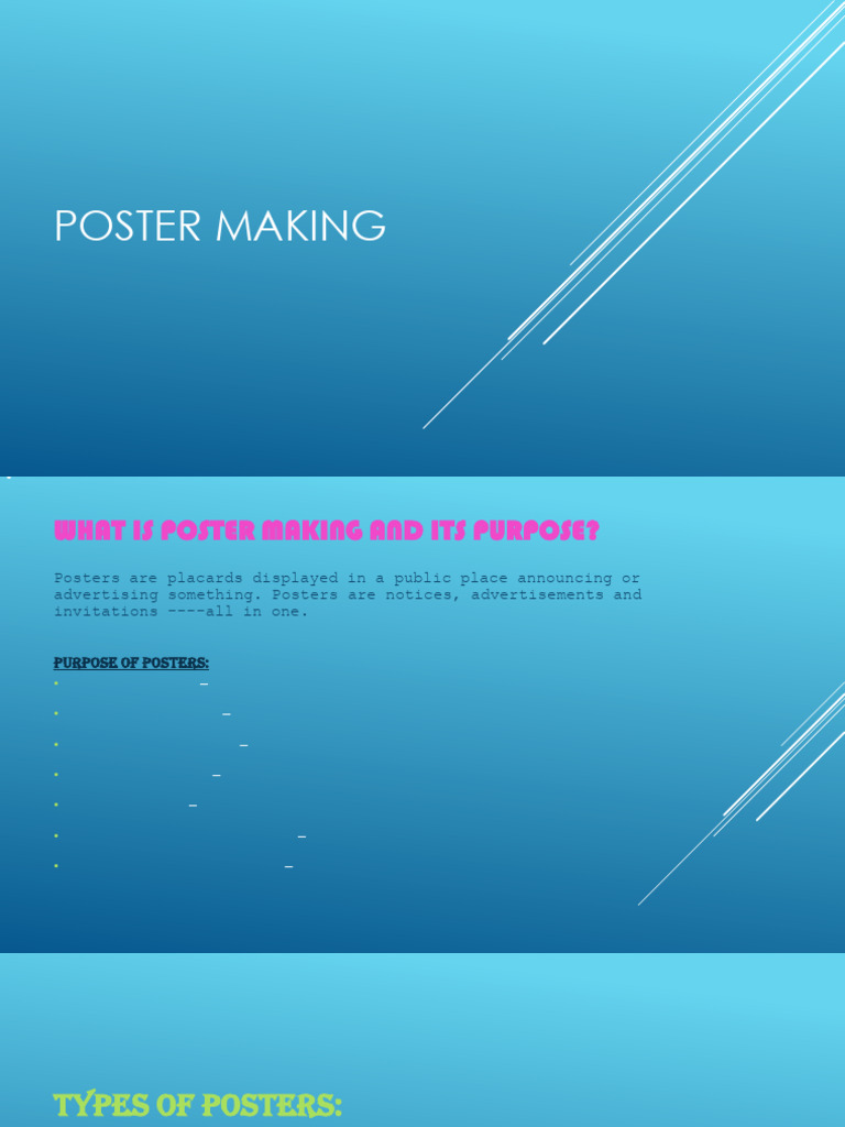 Poster Making - Grade 11 | PDF | Poster | Advertising