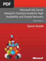 Microsoft SQL Server AlwaysOn Solutions Guide For High Availability and Disaster Recovery