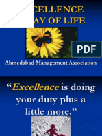 Excellence A Way of Life: Ahmedabad Management Association