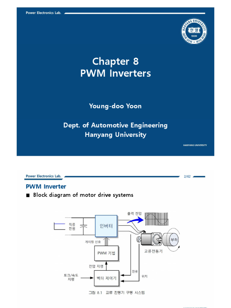 Chapter8 PWM Inverters - v2 | PDF | Power Inverter | Mosfet