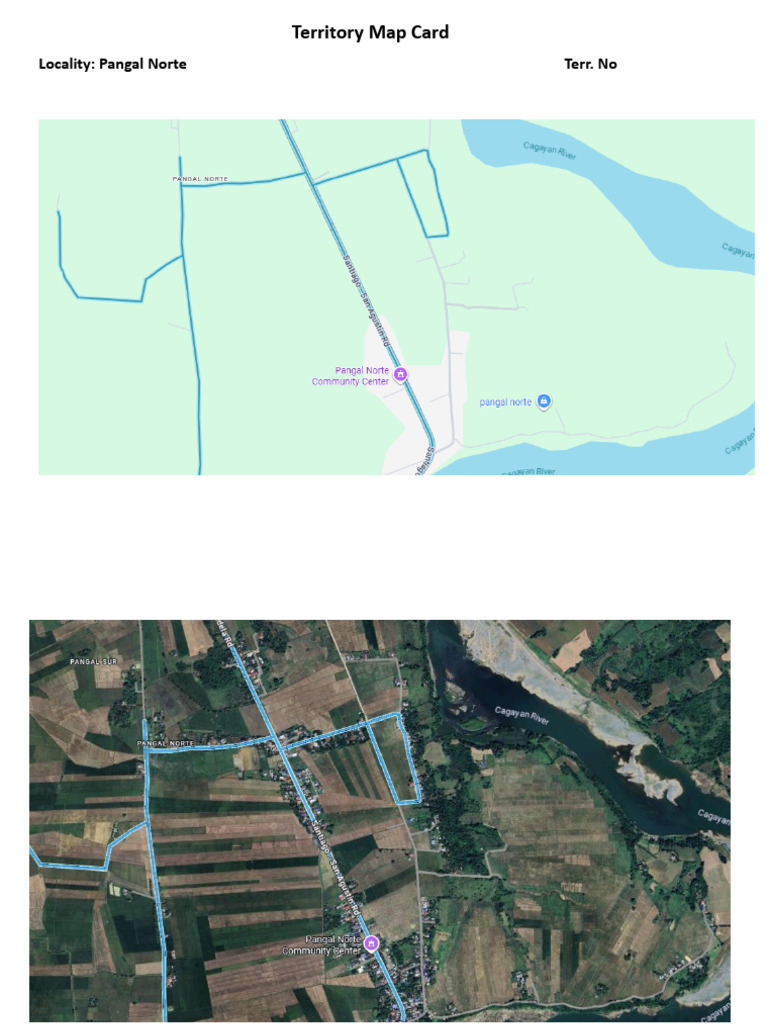 Pangal Norte Territory Map Card | PDF