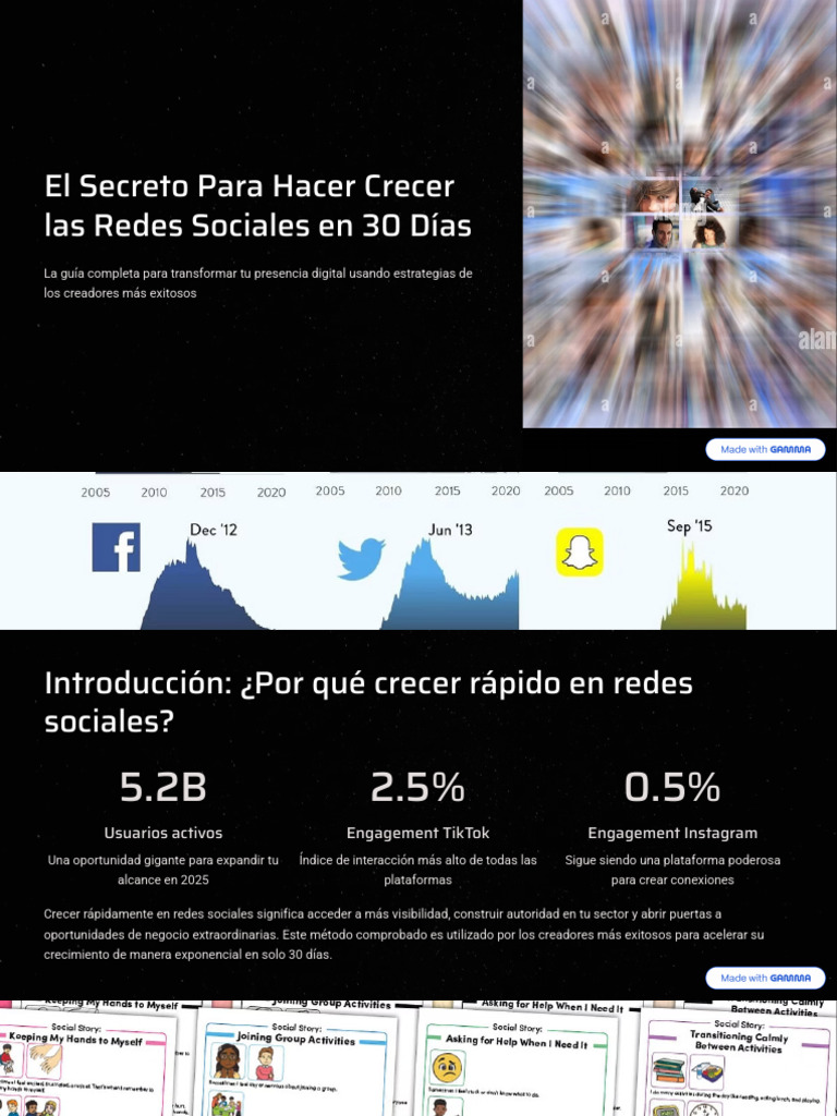 El Secreto para Hacer Crecer Las Redes Sociales en 30 Dias | PDF ...