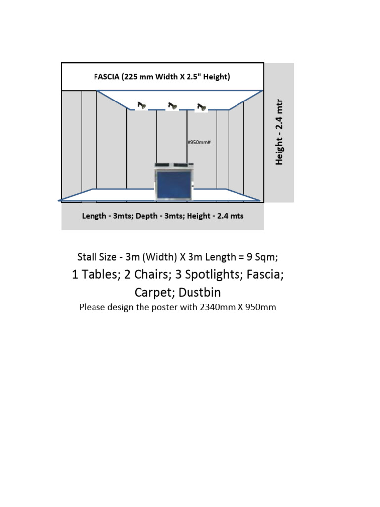 Stall Design - 9 Sq. M | PDF