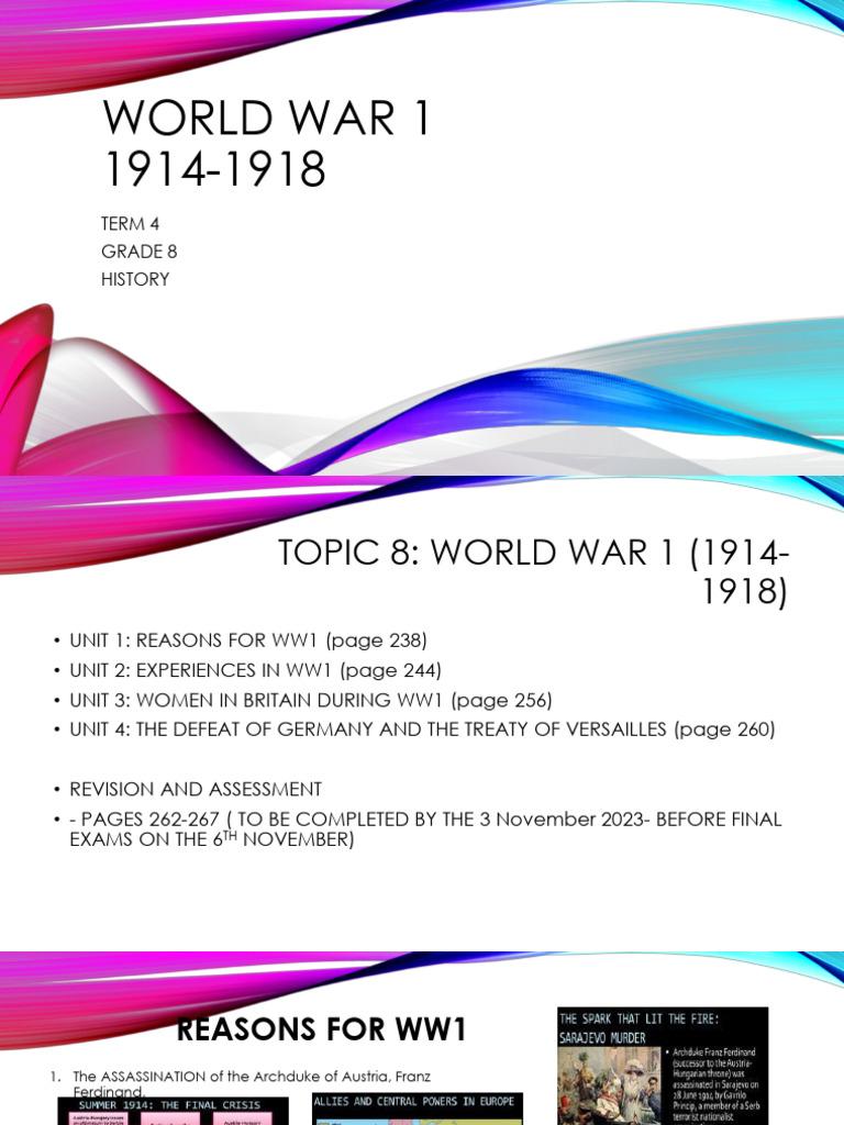 World War 1 PDF | PDF | Allies Of World War I | Emmeline Pankhurst