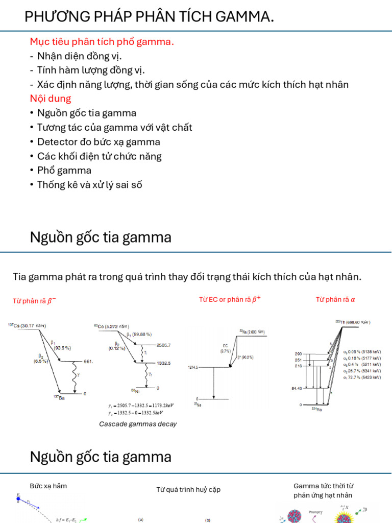 Gamma Spectrometry CPPPTHN2025 | PDF