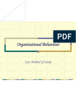 Organisational Behaviour: Case Method of Study