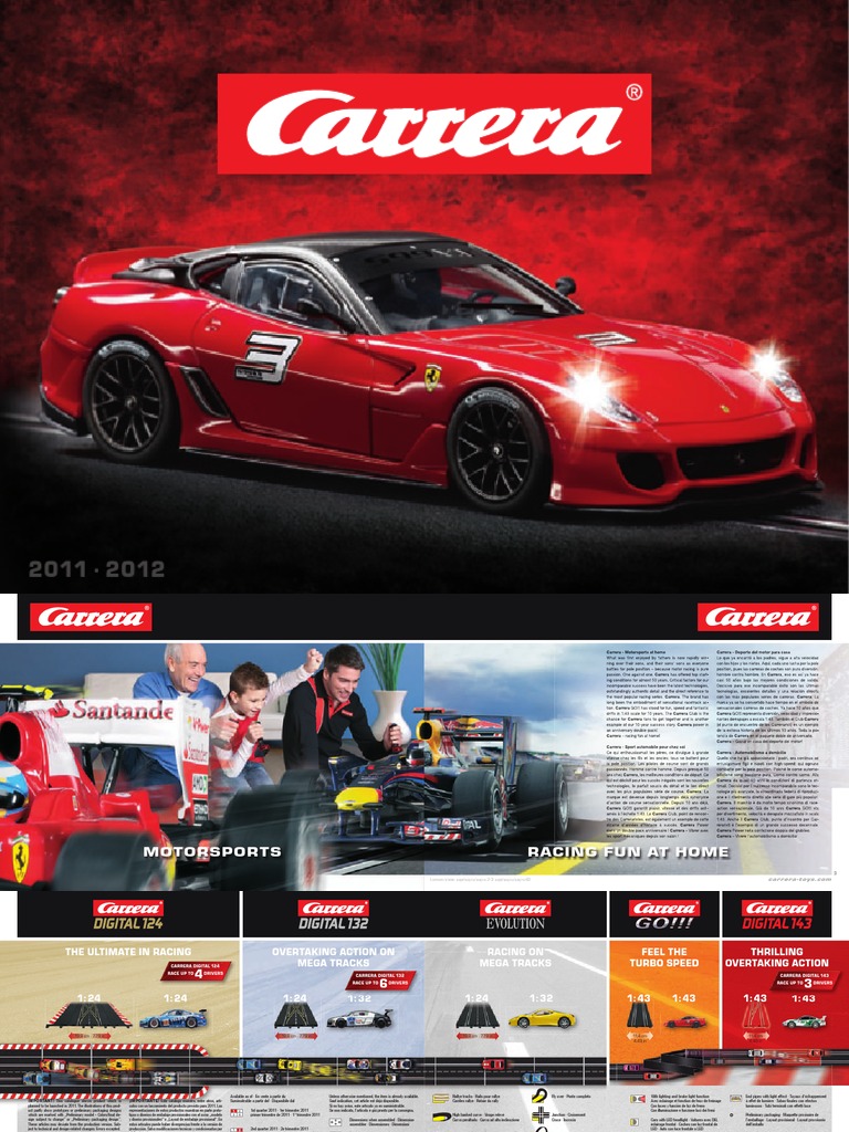 Carrera Slot Cars Catalogue / Katalog 20112012 PDF Mercedes