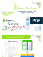 Alfresco Web Scripts: Scriptable MVC For REST, AJAX, Widgets and Portlets