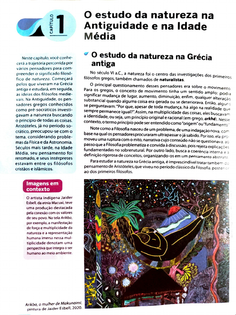 Cap. 1 - O Estudo Da Natureza Na Antiguidade e Na Idade Média | PDF