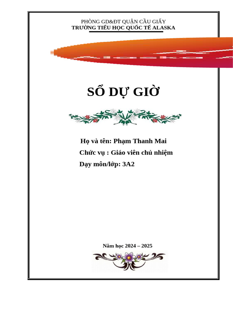 S D Gi - PH M Thanh Mai - 3a2 | PDF
