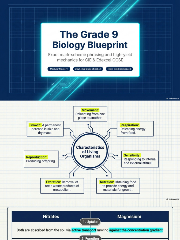 Grade 9 Biology Blueprint | PDF