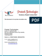 Prateek Technologies,: This Document Is For Private Circulation Only
