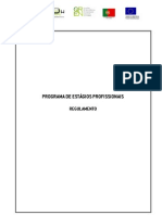 Regulamento Estágios Profissionais - Portaria 92-2011