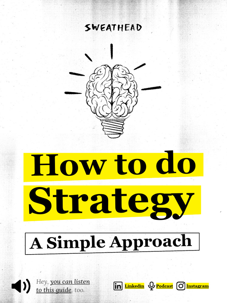 How To Do Strategy - A Simple Approach - Accelerator - PPTX - Google ...