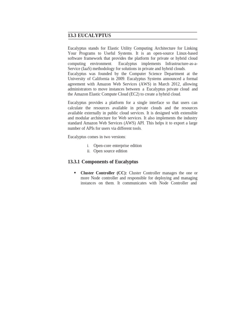 2 Eucalyptus | PDF | Cloud Computing | Computing