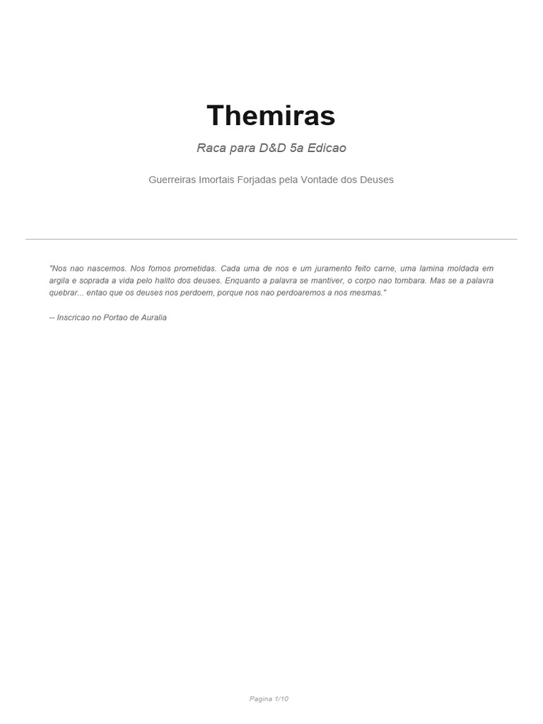 Themiras 5e | PDF