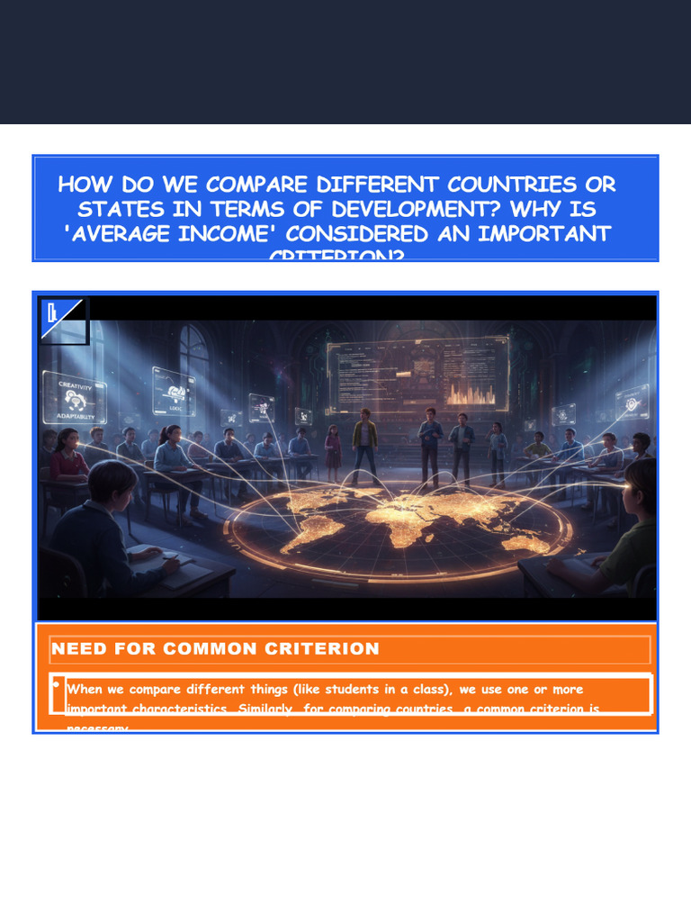 Developmental Comparison of Nations Visual Book | PDF