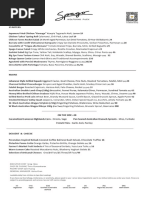 Gold Class Menu and Drink Options | PDF | Drink | Cooking, Food & Wine