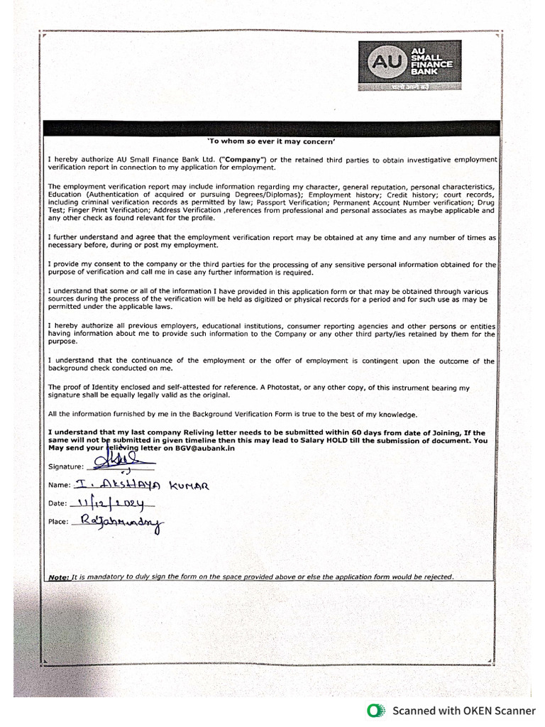 ARN Form | PDF