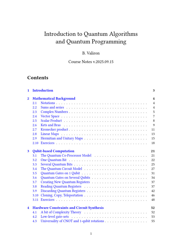 Qnotes 2025 09 15 | PDF | Mathematics | Theoretical Computer Science