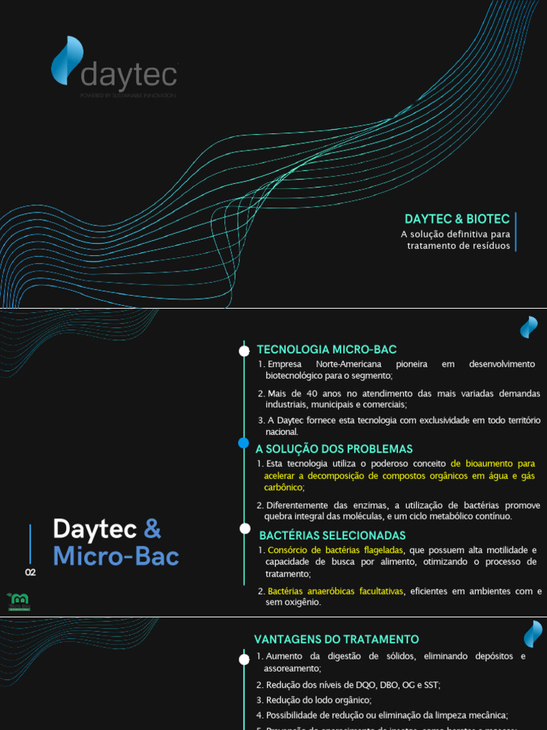 Daytec Bio - Solucao para Tratamento de Residuos Oficial | PDF ...