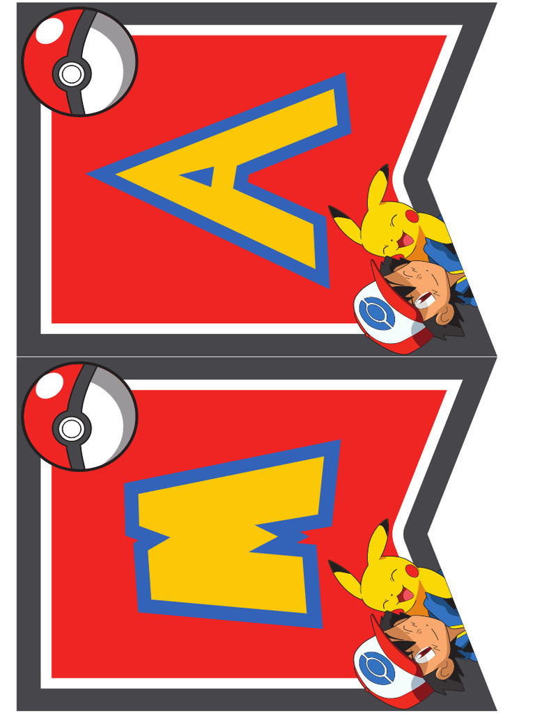 Pokemon Banners Imprimible | PDF