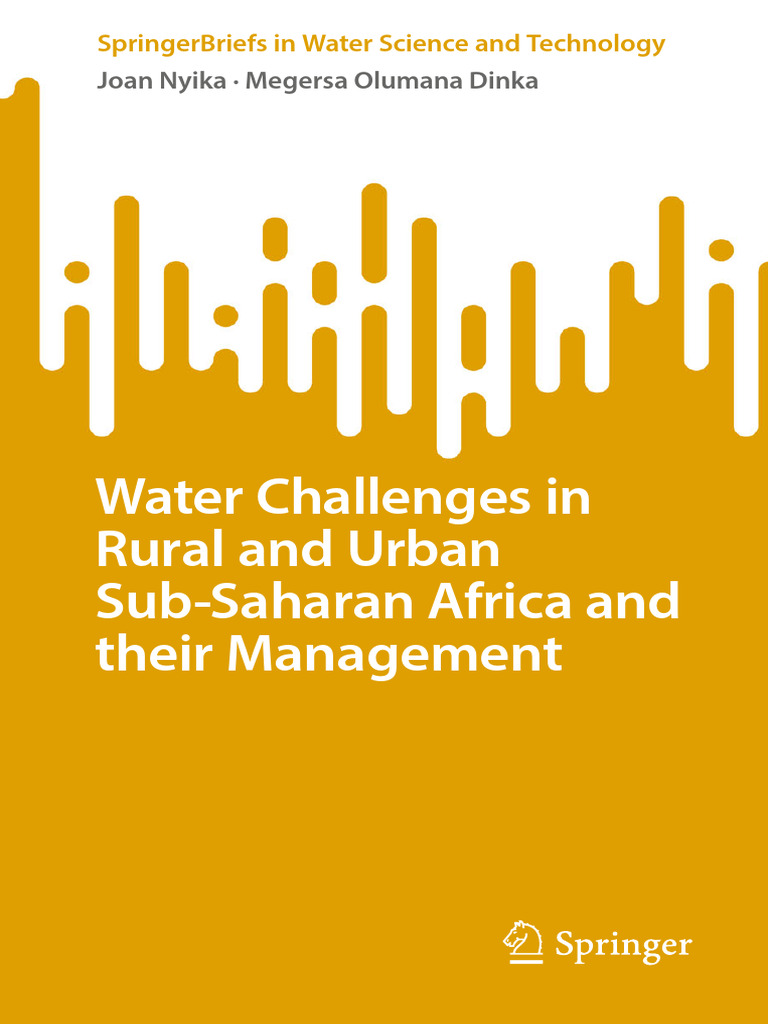Water Challenges in Rural and Urban Sub-Saharan Africa and Their ...