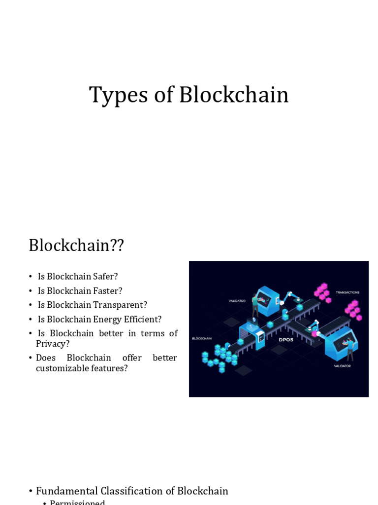 3 - Types of Blockchain | PDF | Cloud Computing | Distributed Computing
