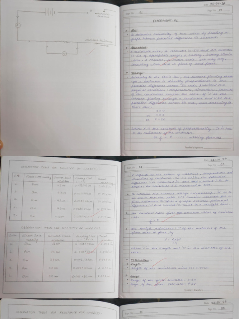 Physics Practical File | PDF