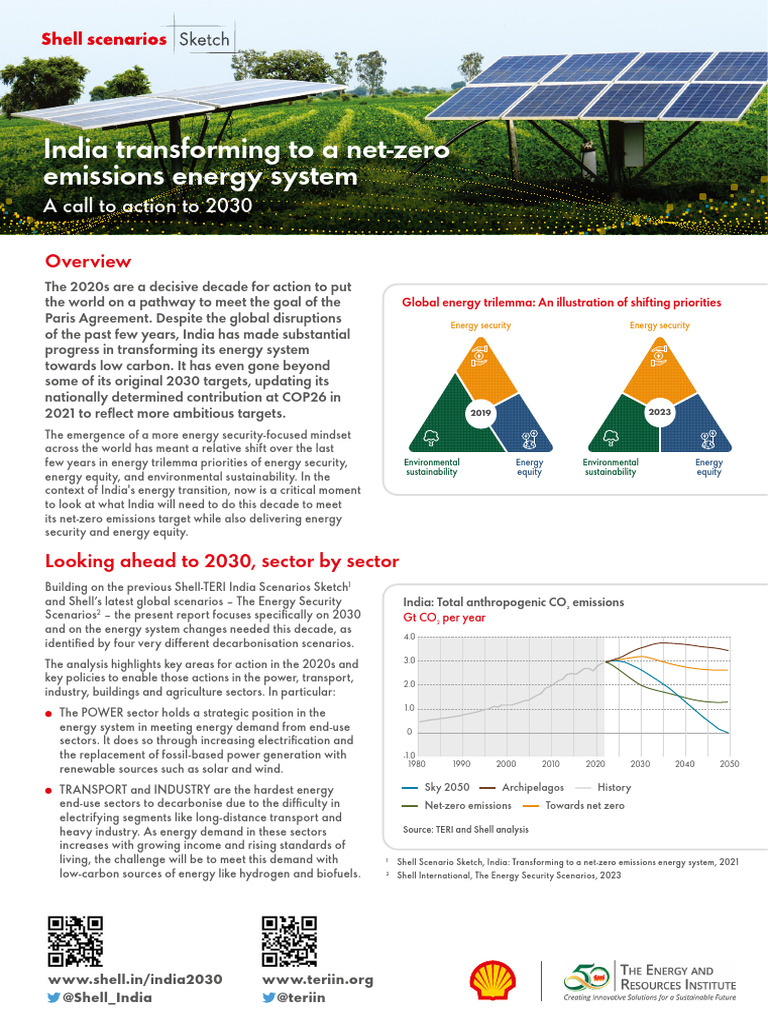 India Scenario | PDF | Climate Change Mitigation | Sustainable Energy
