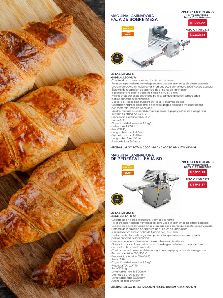 Catalago Laminadoras 2025 | PDF | Laminado (metalmecánica) | Acero