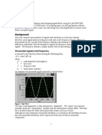 Noise Removal: Sinusoidal Signals and Frequency